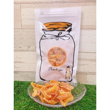 ドライミカン（温州みかん）　100ｇ×2袋【ジップパック入り】の画像