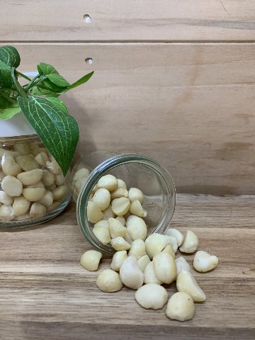 マカダミアナッツ素煎り500ｇ　ジップパック入りの画像