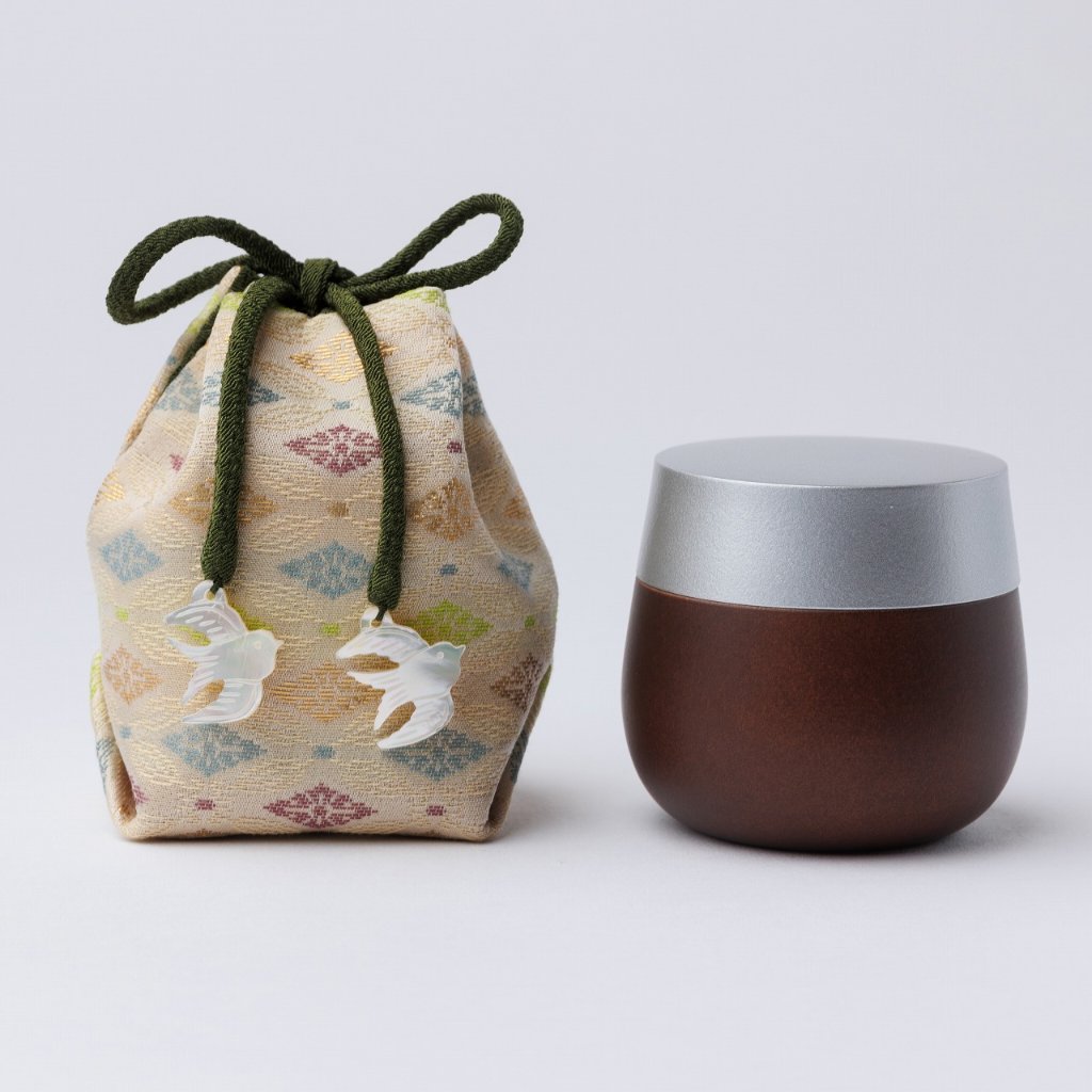 茶器袋 巾着型51　菊菱の画像