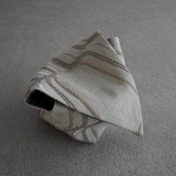 茶碗袋S 52　幾何学刺繍の画像