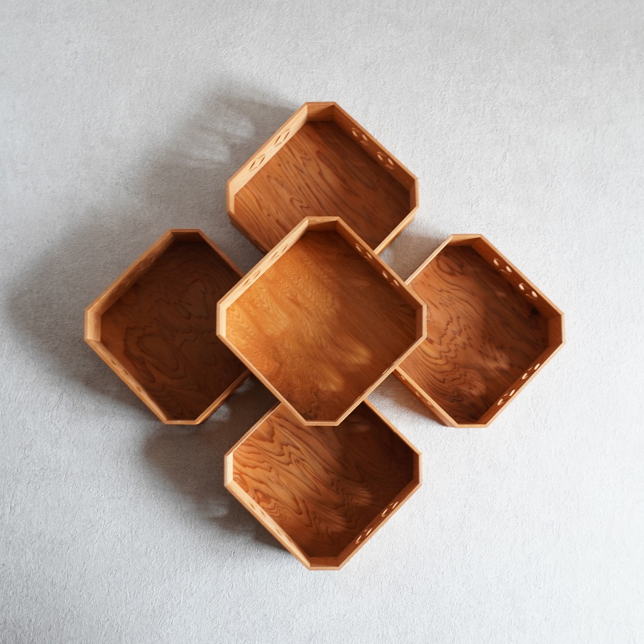 屋久杉縁高　5段の画像