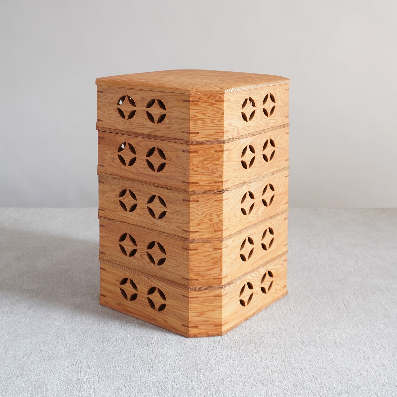 屋久杉縁高　5段の画像