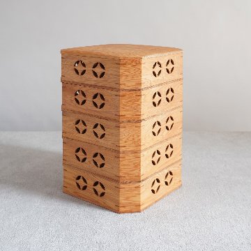 屋久杉縁高　5段の画像