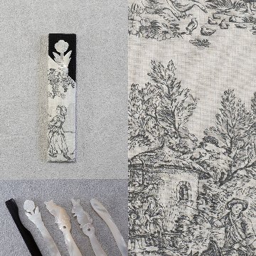 シノワズリ福楊枝入れ＋福楊枝　トワルドジュイ黒の画像