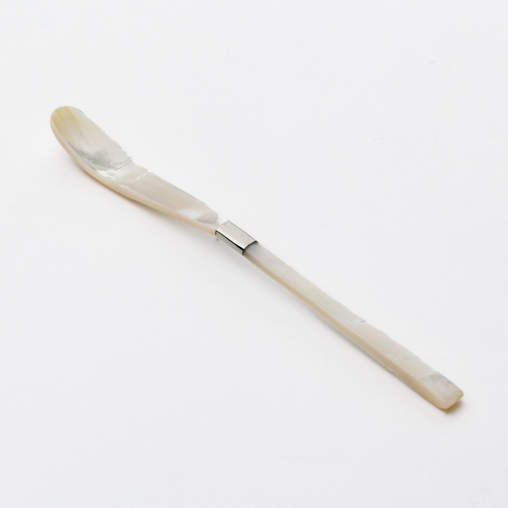 茶杓M（15㎝）　白蝶貝の画像