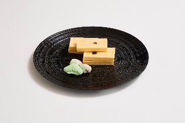 沢栗スジ挽皿　4.5～7.5寸（13.5～23cm）の画像