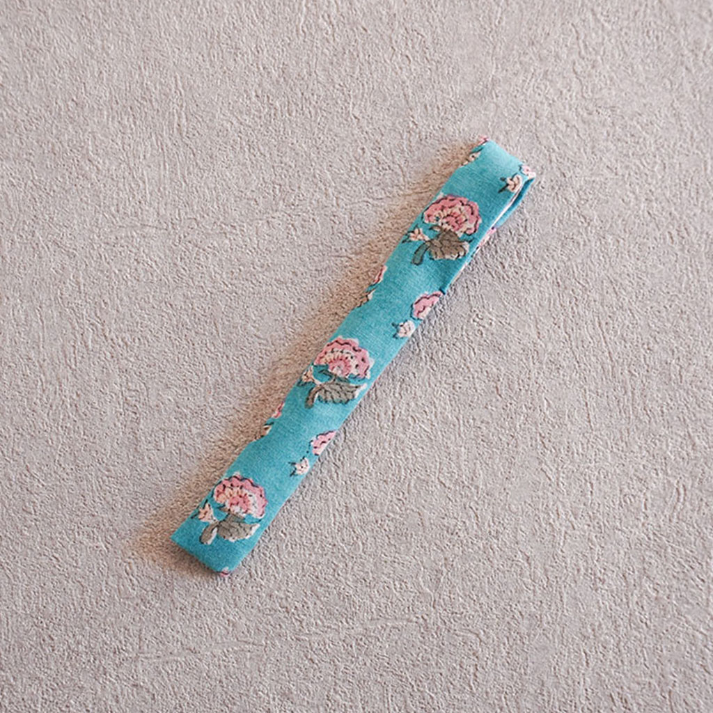 茶杓袋S・M(15cm用)  インド型押し更紗_009の画像