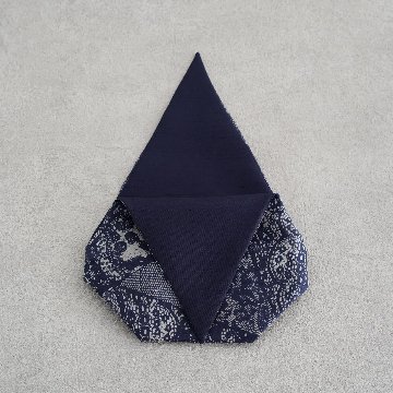 茶碗袋S 68インドネシア　紺の画像