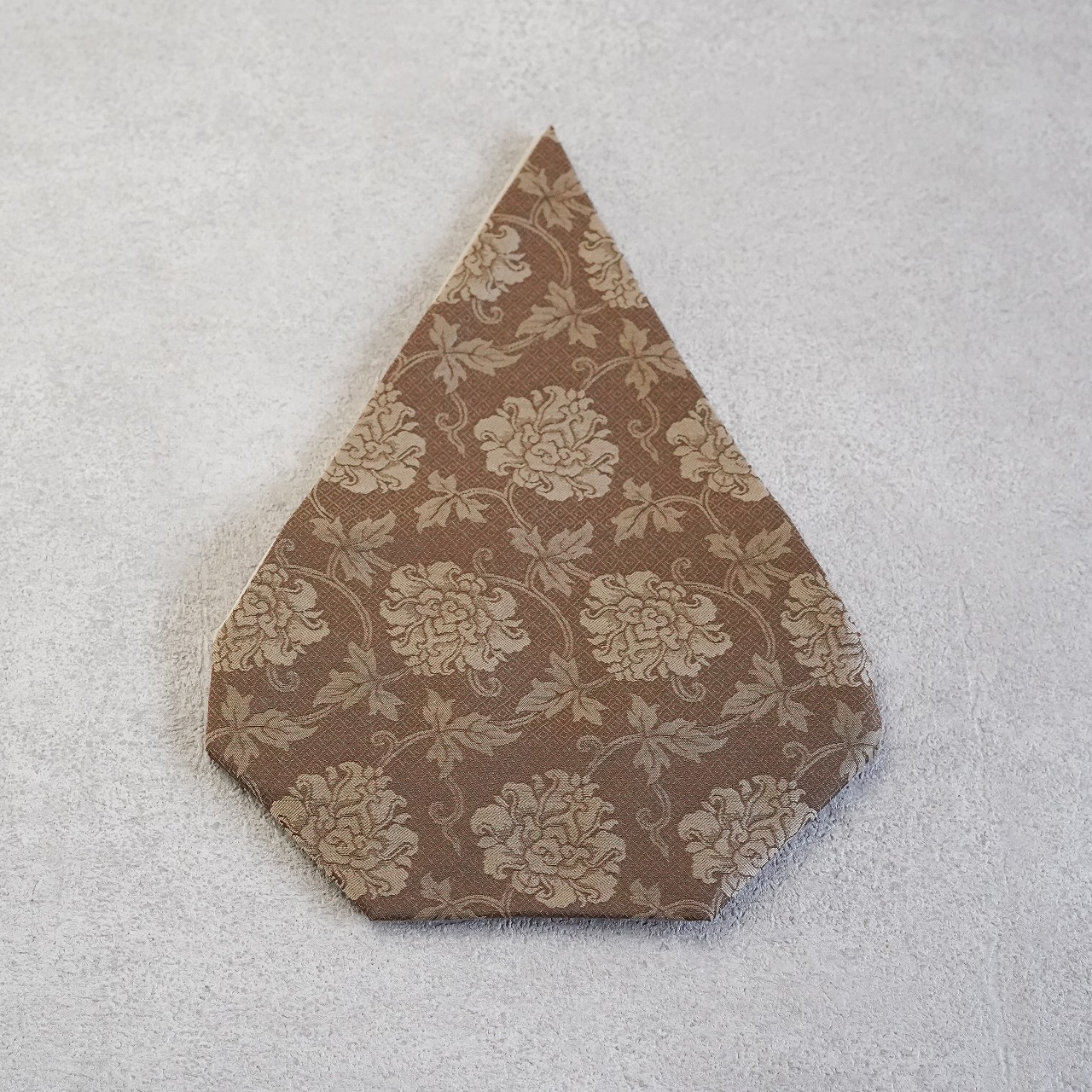 茶碗袋S 69　小菱地牡丹　茶の画像