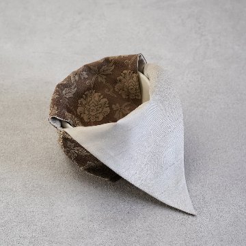 茶碗袋S 69　小菱地牡丹　茶の画像