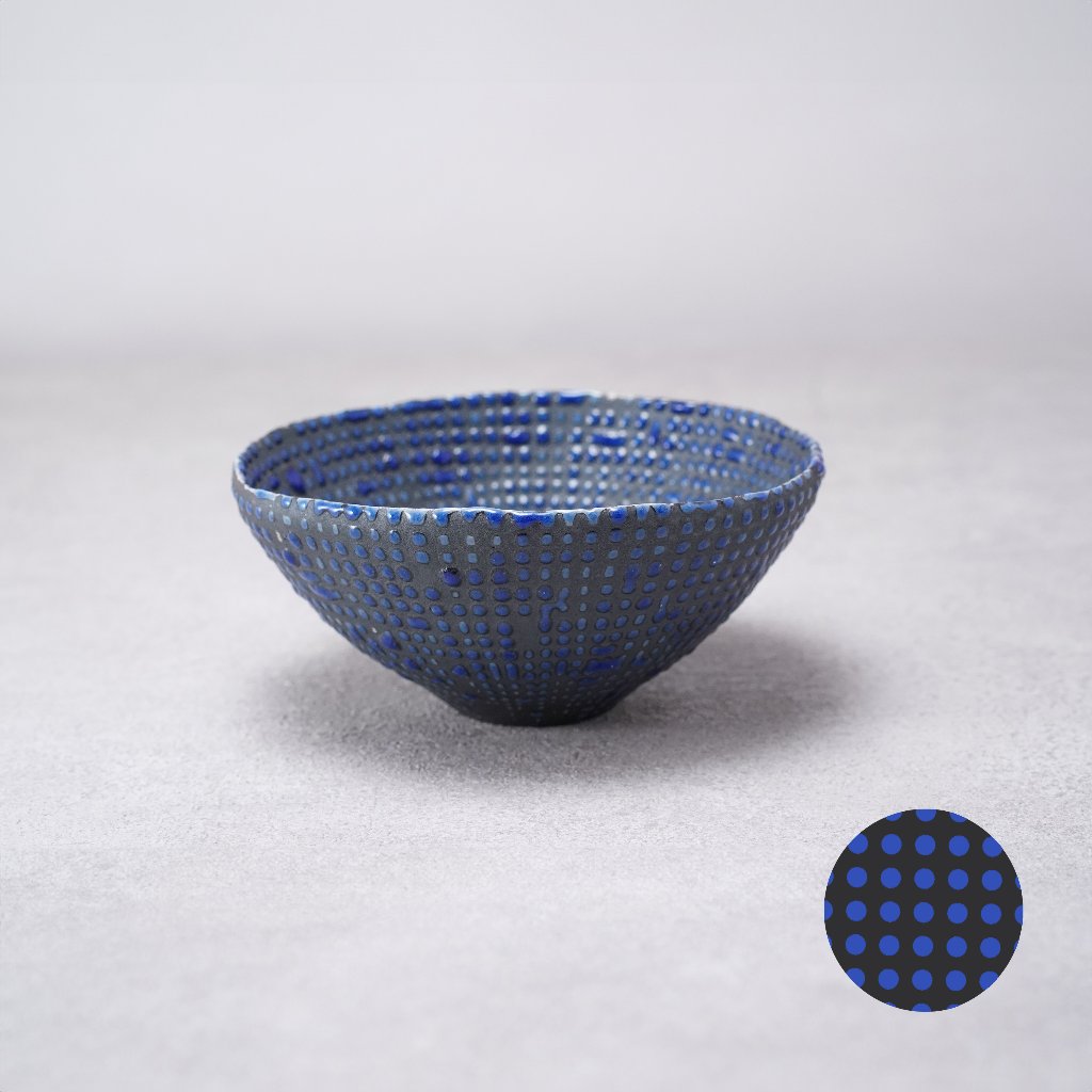 松尾三希子　旅持ち茶碗　2個セット 松尾三希子 旅持ち茶碗 りんごとお花 M(A000000284)|創作品