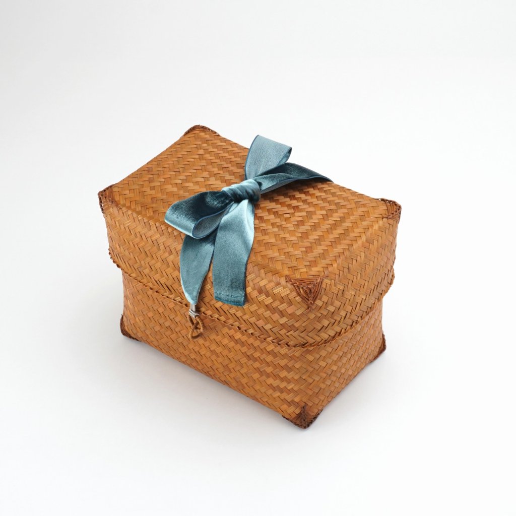 旅持ち茶籠「きららM(茶)」の画像