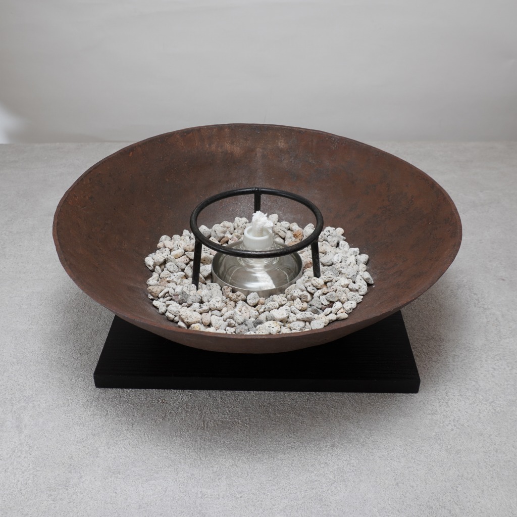 嘉門工藝オリジナル　さび風炉の画像