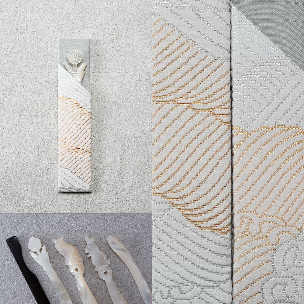 福楊枝入れ＋福楊枝　132 波の画像