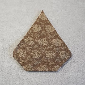 茶碗袋M 115　小菱地牡丹　茶の画像