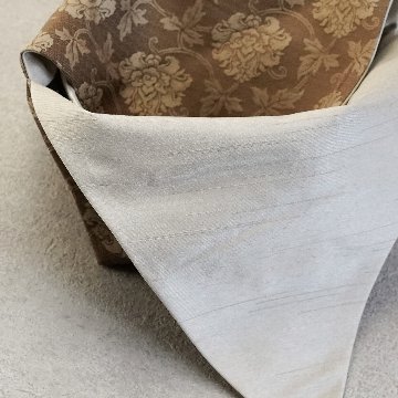 茶碗袋L 117　小菱地牡丹　茶の画像