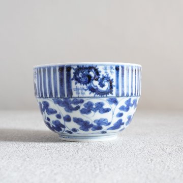 青の茶籠　染付の画像