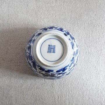 青の茶籠　染付の画像