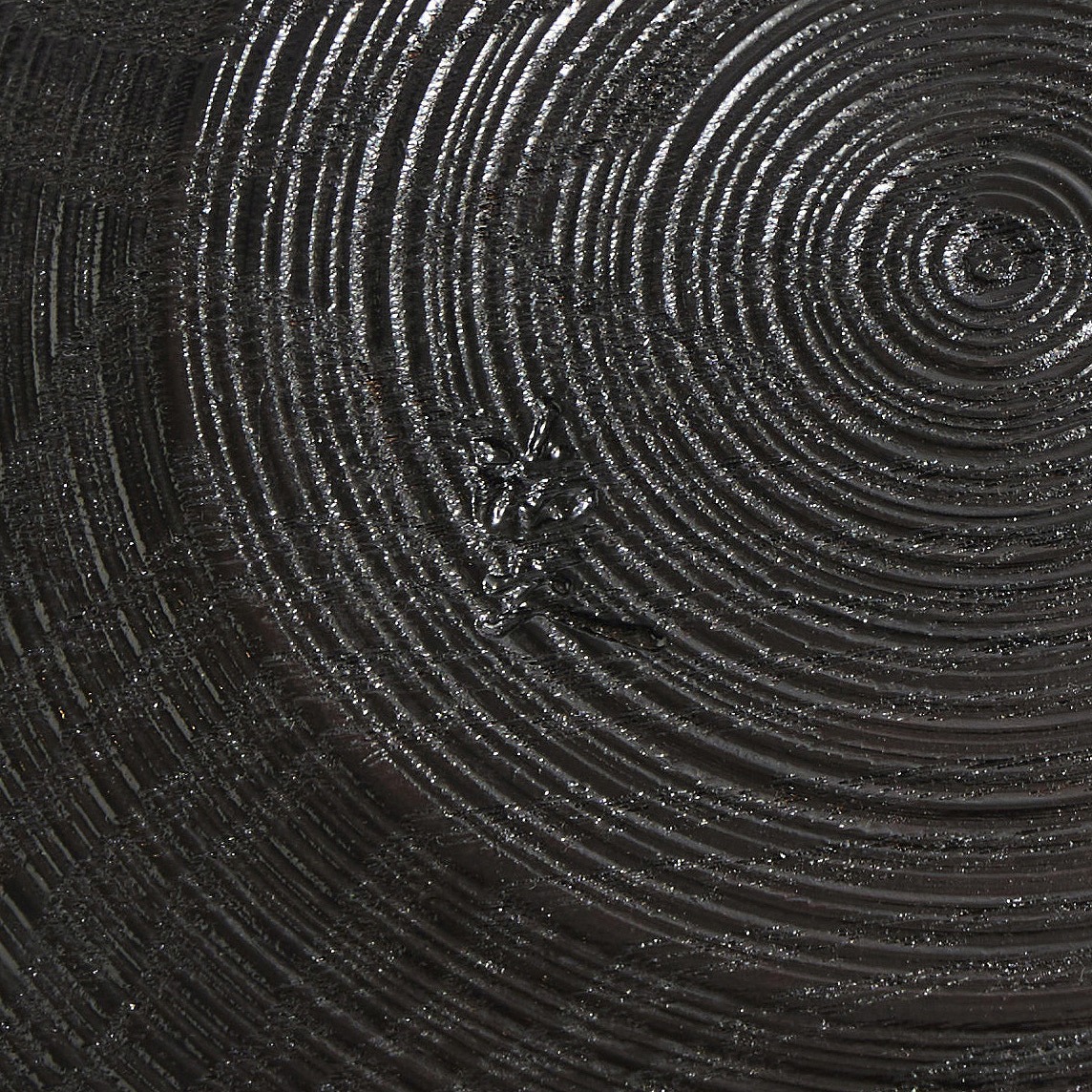 沢栗スジ挽皿　7寸5分（23cm）の画像