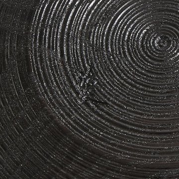 沢栗スジ挽皿　7寸5分（23cm）の画像