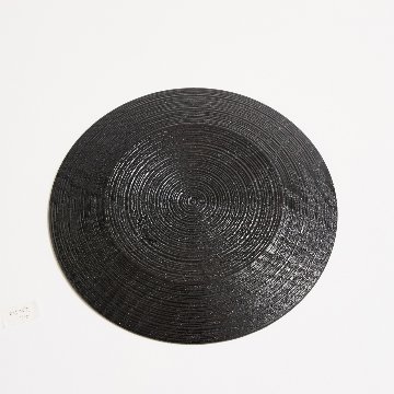 沢栗スジ挽皿　7寸5分（23cm）の画像