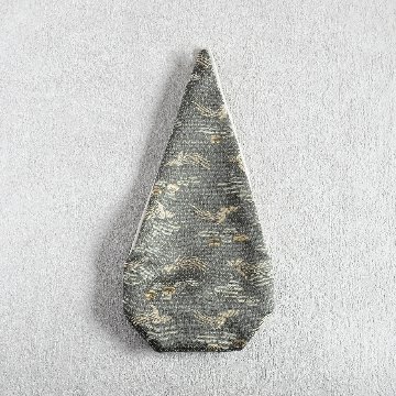茶器袋　大津型43　鳳凰に雲　濃緑の画像