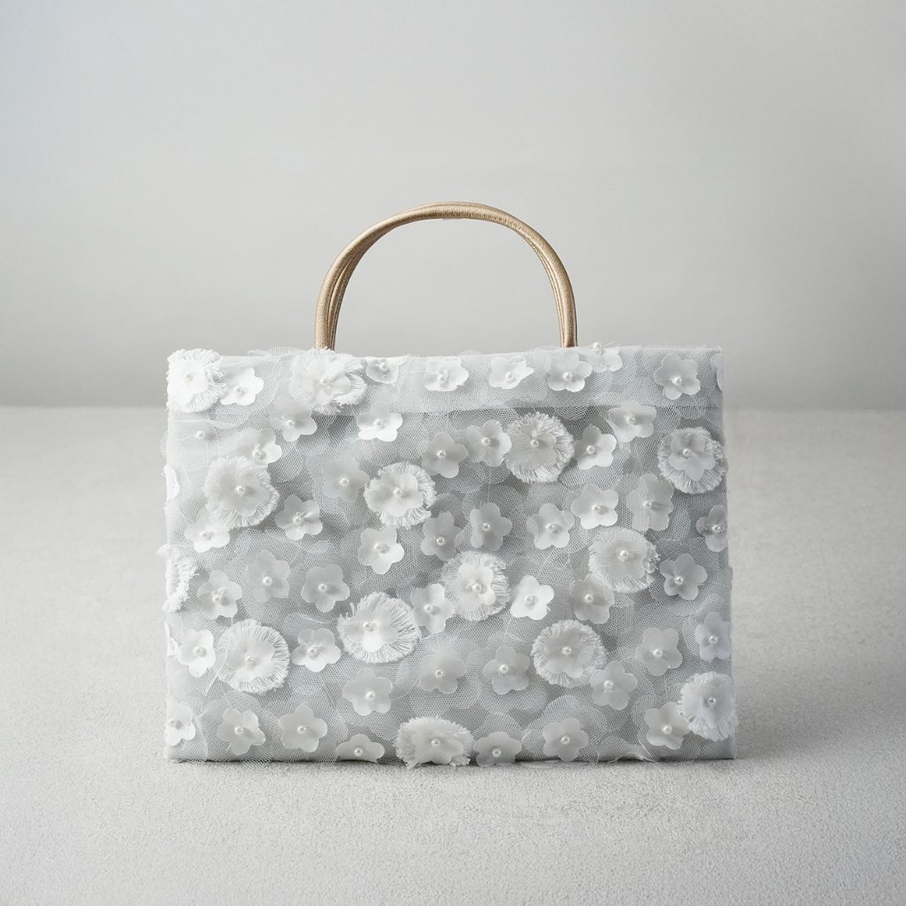 未使用品‼︎ 嘉門工藝　花柄と黒の茶礼袋と小物入れセット 未使用品‼︎ 嘉門工藝 花柄と黒の茶礼袋と小物