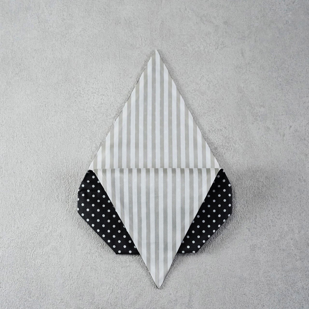 茶碗袋S 72水玉×ストライプの画像