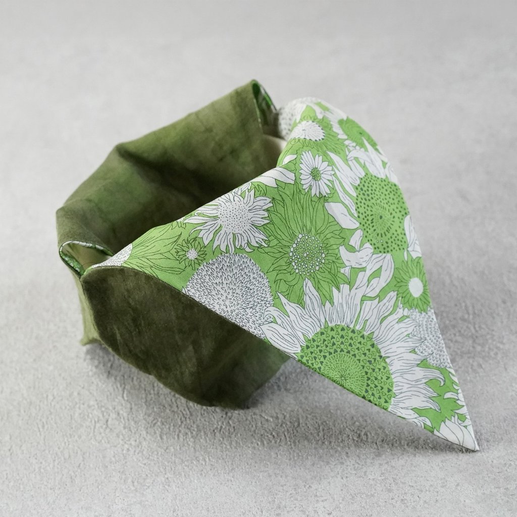 茶碗袋S 73透かし向日葵の画像