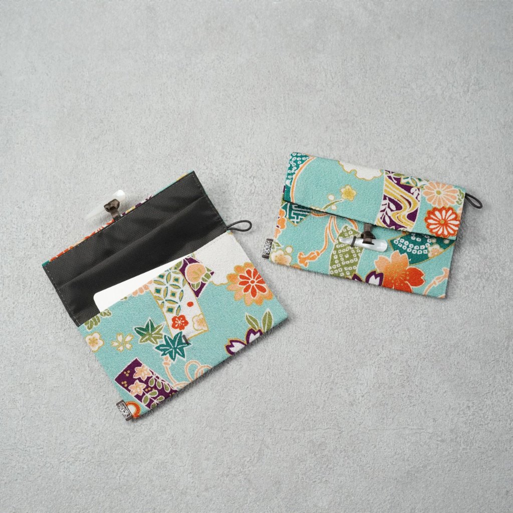 小茶巾入れ19　ちりめん野菊の画像