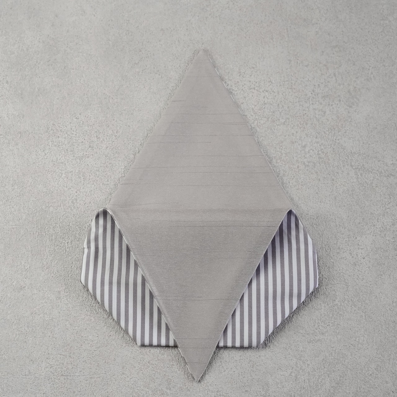 茶碗袋S 75細ストライプ　ベージュの画像