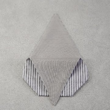 茶碗袋S 75細ストライプ　ベージュの画像