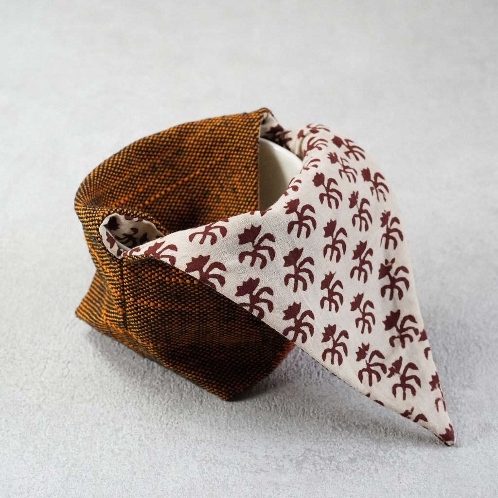 茶碗袋S 78テラコッタの画像