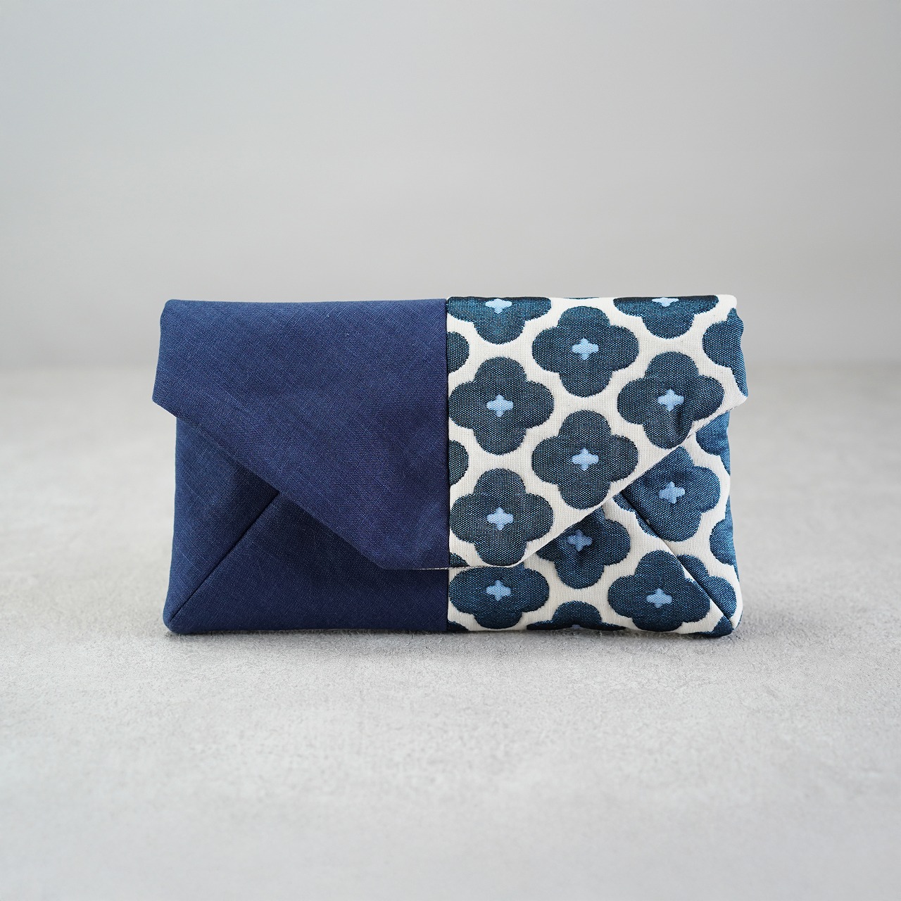 数寄屋袋26　仏蘭西花柄　青の画像