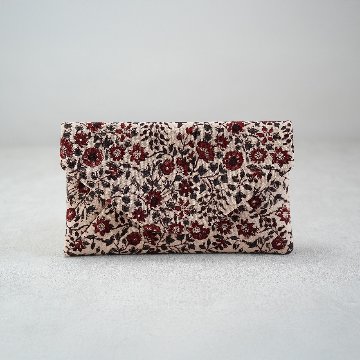 数寄屋袋31　高橋尚子さんのインド型押し更紗　草花の画像