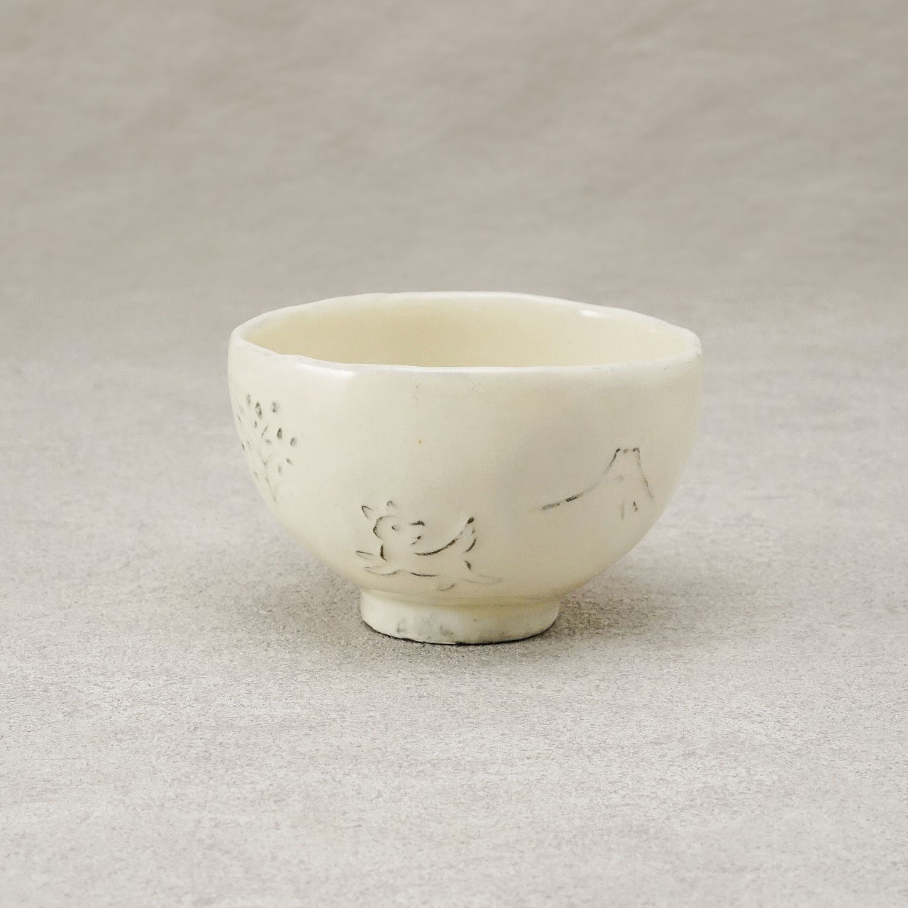 三原嘉子物語茶碗　ももたろう　S・Mの画像