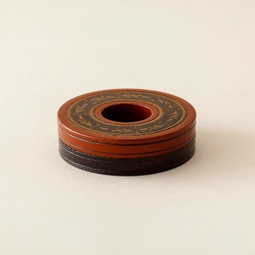 村瀬治兵衛　独楽香合　掛絡（くわら）の画像