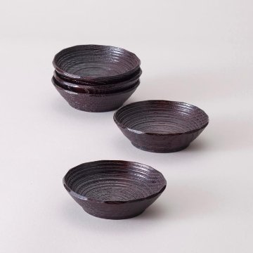 沢栗山皿　3.5～4寸（10.5～12cm）の画像