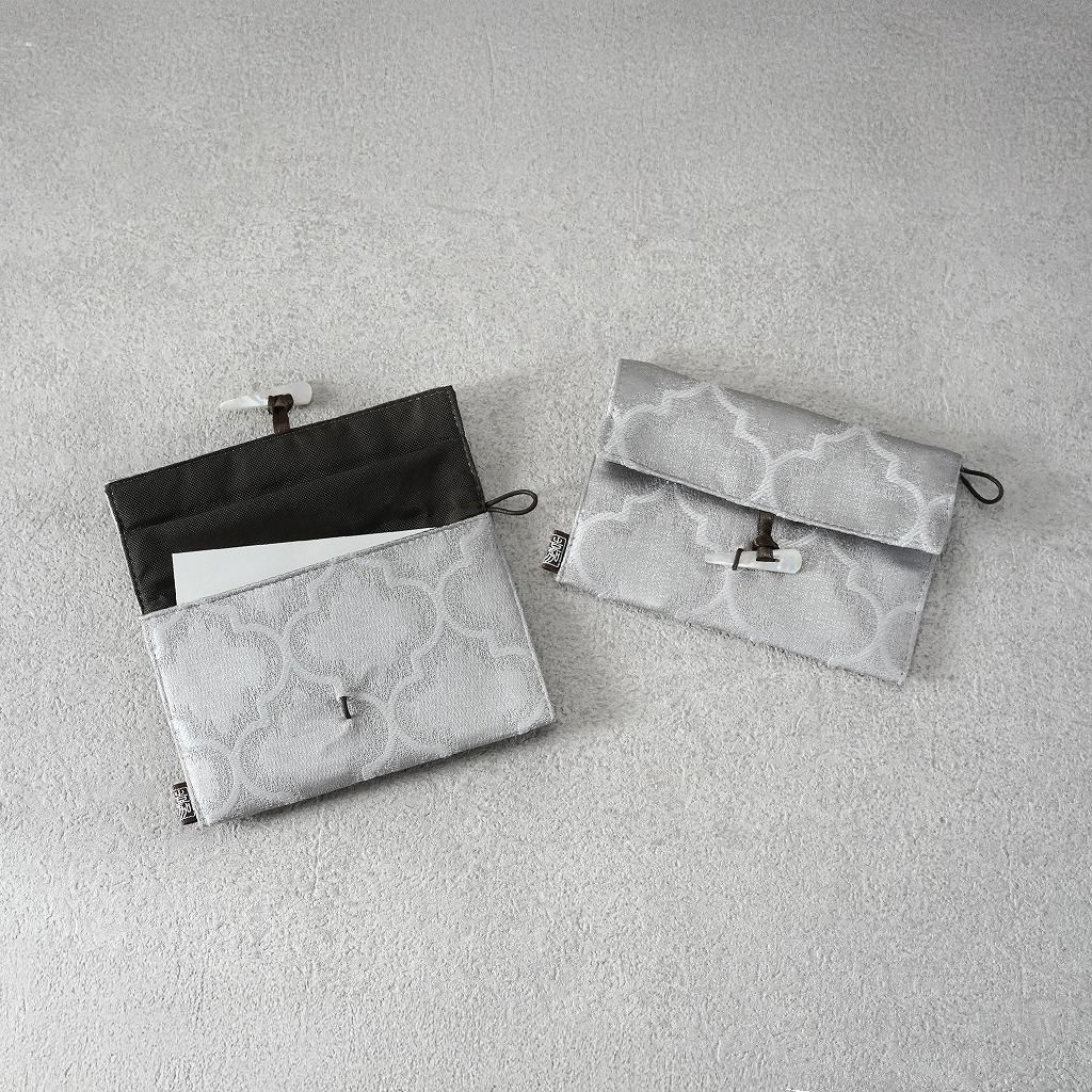 小茶巾入れ 23モロッカン　シルバーの画像