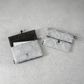 小茶巾入れ 23モロッカン　シルバーの画像