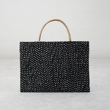 茶礼袋108　変わり水玉　黒白の画像