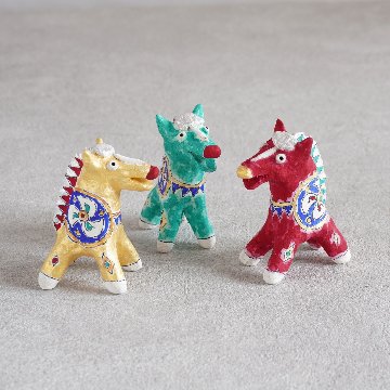 松尾三希子　午オブジェ　赤の画像