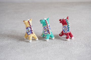 松尾三希子　午オブジェ　緑の画像