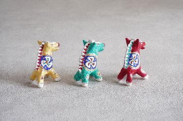 松尾三希子　午オブジェ　緑の画像