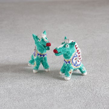 松尾三希子　午オブジェ　緑の画像