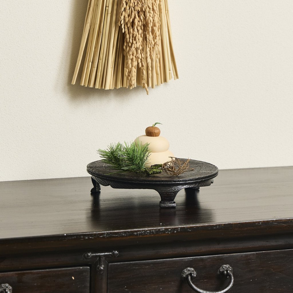 安南絞り手茶碗(箱書付き元箱、包み古布付き) 安南絞り手茶碗(箱書付き元箱、包み古布付き)