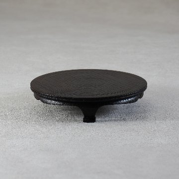 沢栗三つ足盤　6寸（18cm）の画像