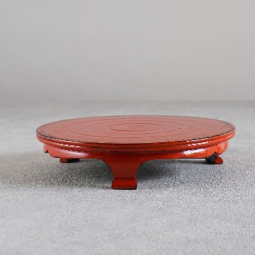 根来三つ足盤　6寸（18cm）の画像