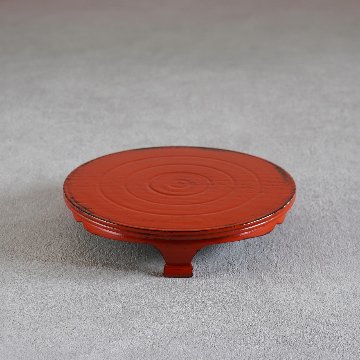 根来三つ足盤　6寸（18cm）の画像