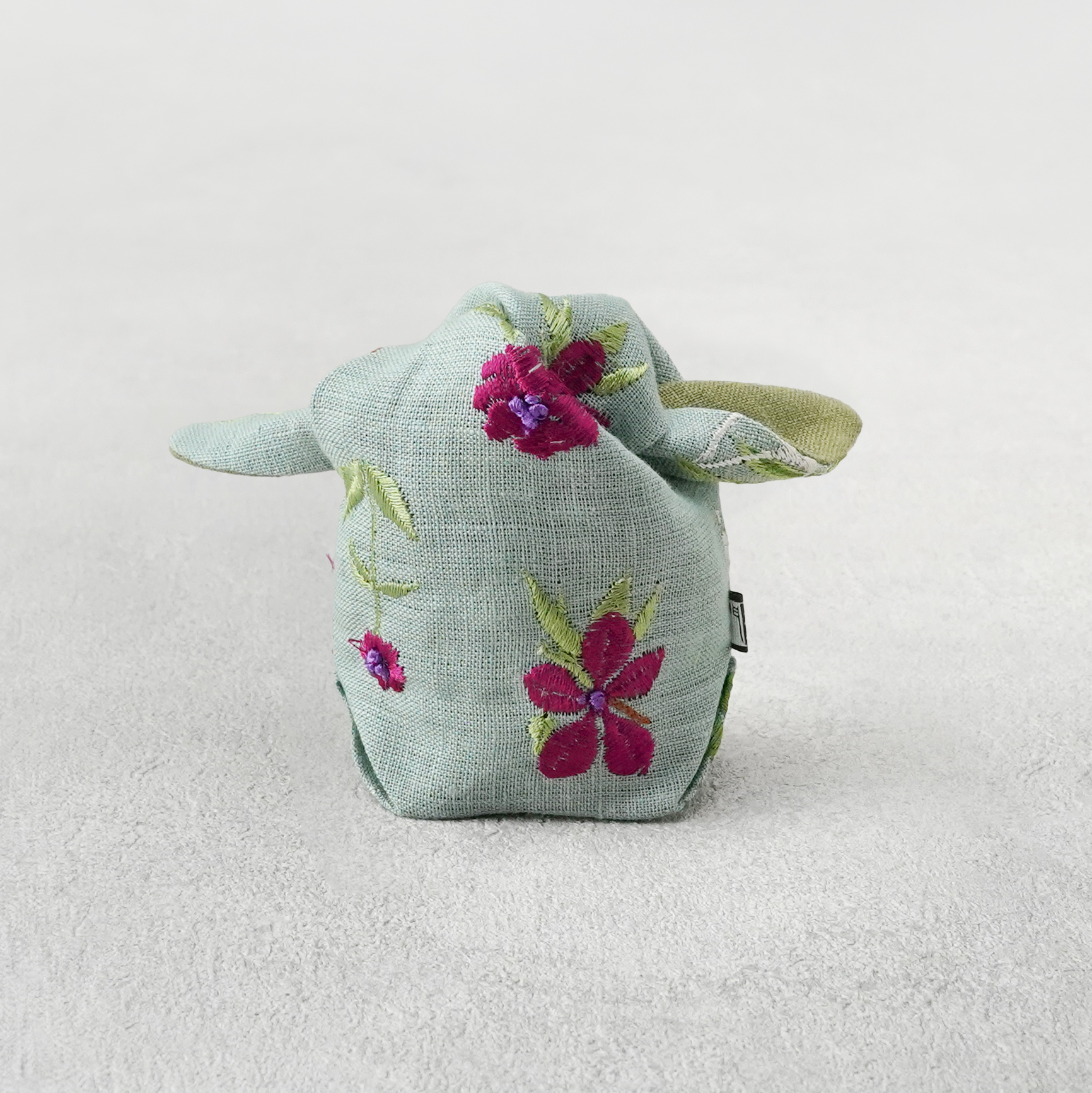茶器袋　大津型53　花刺繍の画像